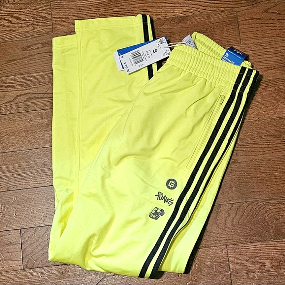 🔥 ADIDAS x Parley Bored Ape Yacht Club Neon Yellow trackpants  HZ4527 SZ 2XL